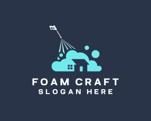 Foam - Pressure Wash Cleaning logo design