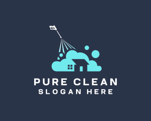 Pressure Wash Cleaning logo design