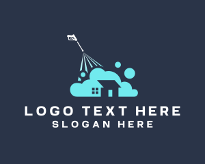 Clean - Pressure Wash Cleaning logo design