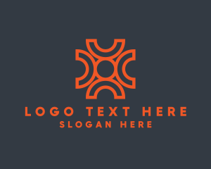 Metal - Modern Magnet Sphere logo design