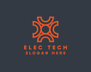 Electromagnetic - Modern Magnet Sphere logo design