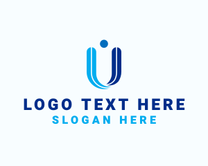 Finance - Consulting Company Letter U logo design