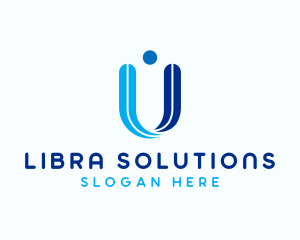 Consulting Company Letter U logo design