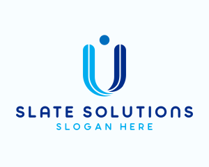 Consulting Company Letter U logo design