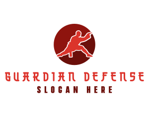 Self Defense - Jiu Jitsu Kungfu logo design