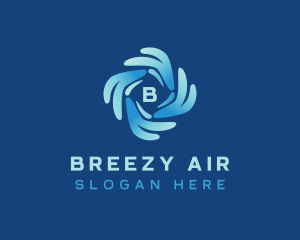 Cooling Air Conditioning logo design