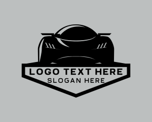 Car Automobile Drag Racing  Logo