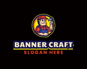 Hammer Carpenter Builder logo design