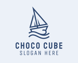 Sailing Boat Cruise Logo