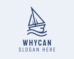 Sailing Boat Cruise Logo