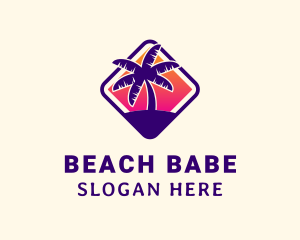 Summer Palm Beach Club logo design