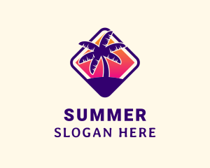 Summer Palm Beach Club logo design