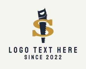 Carpenter - Carpenter Saw Letter S logo design