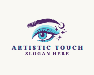 Eye Eyelash Makeup logo design