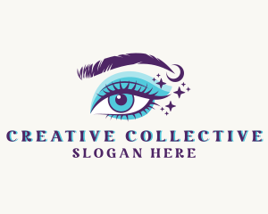 Eye Eyelash Makeup logo design