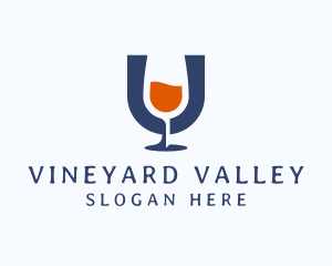 Winery - Wine Glass Winery Pub logo design