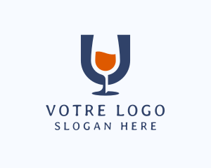 Bistro - Wine Glass Winery Pub logo design