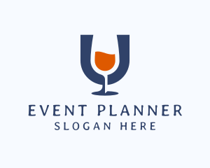 Beverage - Wine Glass Winery Pub logo design