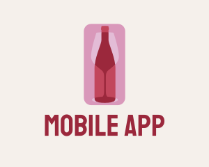 Celebration - Wine Glass Bottle Party logo design