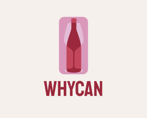 Bachelor Party - Wine Glass Bottle Party logo design