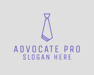 Advocate - Stylish Suit Tie logo design