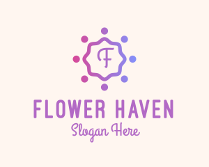 Flower Wellness Spa logo design