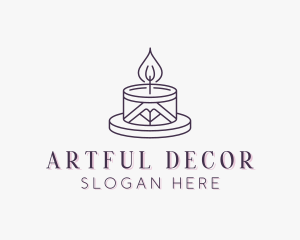 Decor - Decorative Candle Decor logo design