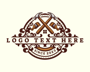 Victorian - Hammer House Renovation logo design