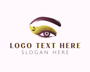 Glam - Beautician Eyelashes Extension logo design
