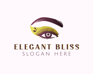 Microblading - Beautician Eyelashes Extension logo design