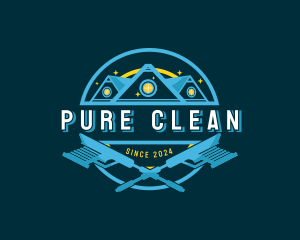 Power Wash Sparkle Clean logo design