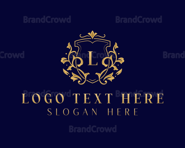 Floral Wedding Event Logo