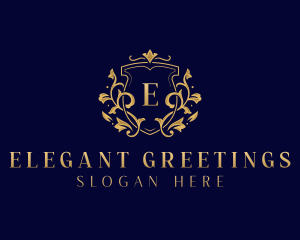 Floral Wedding Event logo design