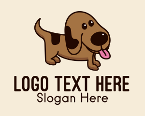 Dachshund - Pet Puppy Dog logo design