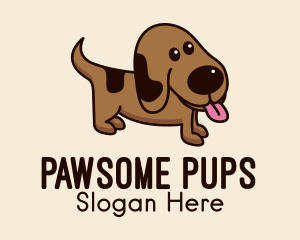 Pet Puppy Dog  logo design