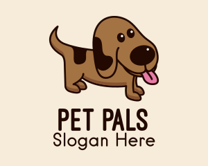 Pet Puppy Dog  logo design