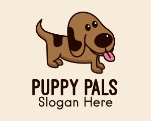 Pet Puppy Dog  logo design