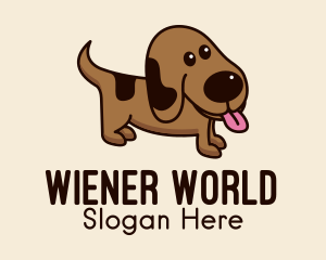 Dachshund - Pet Puppy Dog logo design