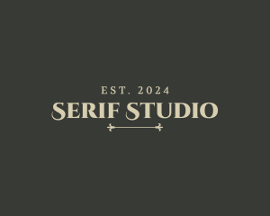 Classy Serif Business logo design