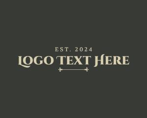 Classy Serif Business Logo