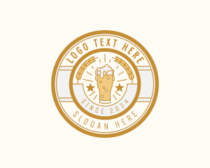 Wheat Stalks - Liquor Beer Pub logo design