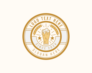 Liquor Beer Pub Logo