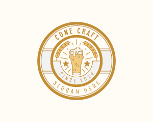 Liquor Beer Pub logo design