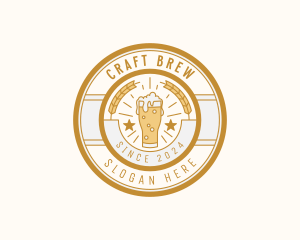 Liquor Beer Pub logo design