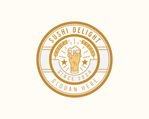 Liquor Beer Pub logo design