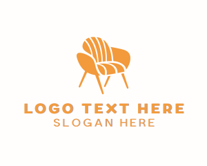 Chair Interior Furniture Logo