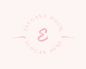 Feminine Elegant Brand logo design