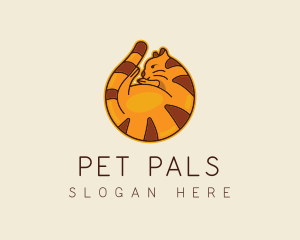 Orange Fat Cat logo design