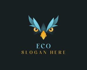 Night Owl Bird Logo