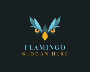 Bird Watching - Night Owl Bird logo design